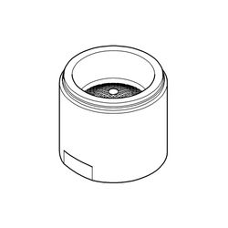 Grohe Strahlregler Sistra M28x1, Durchflussklasse M, 60-70l/min, Long-Life Shine, Silk ... GROHE-07899AV0 4005176241604 (Abb. 1)