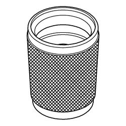 Grohe Konusmutter Hard Graphite gebürstet für Atrio HB 3-/4-Loch-Wannenkombination... GROHE-08864AL0 4005176585302 (Abb. 1)