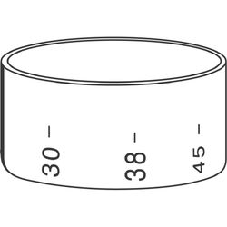 Grohe Skalenring, Silk Metal, 09655AV0... GROHE-09655AV0  (Abb. 1)