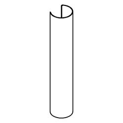 Grohe Siphon Abdeckung rund, 340mm, Messing, Supersteel, 101008DC00... GROHE-101008DC00 4005176953446 (Abb. 1)