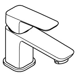 Grohe Cubeo Einhand-Waschtischbatterie XS-Size, 1-Loch-Montage, glatter Körper, Matts... GROHE-1016932430 4067393012894 (Abb. 1)