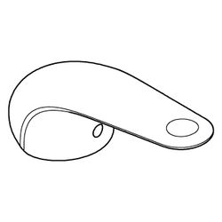 Grohe Hebel für Einhandmischer, mit Temperaturanzeige Rot/Blau, Chrom, 1020490000... GROHE-1020490000 4067393018681 (Abb. 1)