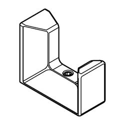 Grohe Selection Cube Bademantelhaken einfach, Phantom Black... GROHE-102273KF00 4067393019527 (Abb. 1)