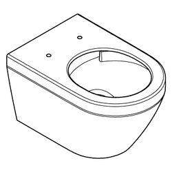 Grohe Wand-Tiefspül-WC Euro Keramik, Abgang waagerecht, Alpinweiß, 102485SH00... GROHE-102485SH00 4067393021971 (Abb. 1)