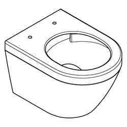Grohe Wand-Tiefspül-WC kompakt Euro Keramik, Abgang waagerecht, Alpinweiß, 102486SH00... GROHE-102486SH00 4067393021988 (Abb. 1)
