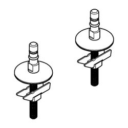 Grohe Befestigungssatz 1 für Essence Keramik WC-Sitz 39577001, 1029019990... GROHE-1029019990 4067393027102 (Abb. 1)