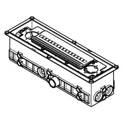 Grohe Rainshower Aqua Einbaukörper, 1 Wasserweg, 1/2", max. Durchfluss, 18l/min bei 3... GROHE-1049839990 4067393044895 (Abb. 1)