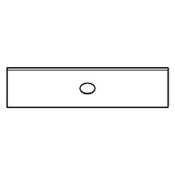 Grohe Rainshower Aqua Deckenbrausen-Abdeckung für 1 Strahlbildner, 334x111mm, Warm Su... GROHE-104992DA00 4067393045694 (Abb. 1)
