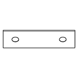 Grohe Rainshower Aqua Deckenbrausen-Abdeckung für 2 Strahlbildner, 334x111mm, Hard Gr... GROHE-104993AL00 4067393045762 (Abb. 1)