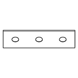 Grohe Rainshower Aqua Deckenbrausen-Abdeckung für 3 Strahlbildner, 334x111mm, Satin S... GROHE-104994MS00 4067393045922 (Abb. 1)
