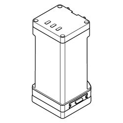 Grohe Lithium-Ionen-Akku für Purefoam, Akkugehäuse-Abdeckung Schwarz, 1050769990... GROHE-1050769990 4067393047742 (Abb. 1)