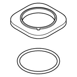 Grohe Rosette, Chrom, 1060160000... GROHE-1060160000 4067393063193 (Abb. 1)