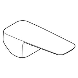 Grohe Hebel für Einhandmischer, mit Temperaturanzeige Rot/Blau, Chrom, 1060210000... GROHE-1060210000 4067393063261 (Abb. 1)