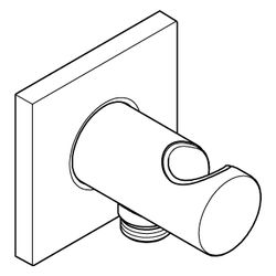 Grohe Rainshower Aqua Wandanschluss, Metall, integrierter Handbrausehalter, für Einba... GROHE-107059DL00 4067393075110 (Abb. 1)