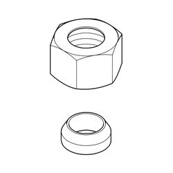 Grohe Verschraubung 3/8" x D 10mm, Hard Graphite, 12914A00... GROHE-12914A00  (Abb. 1)
