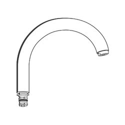 Grohe Rohrauslauf, StarLight, Chrom/Gold, 13015IG0... GROHE-13015IG0  (Abb. 1)