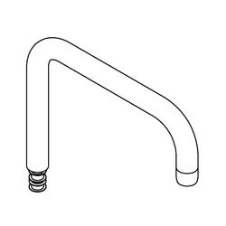 Grohe Auslauf Mattchrom, 13096P00... GROHE-13096P00  (Abb. 1)