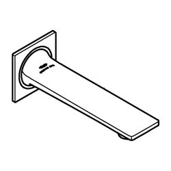 Grohe Allure Wanneneinlauf DN 20 Warm Sunset zur Wandmontage, Ausladung 167mm... GROHE-13264DA1 4005176515040 (Abb. 1)