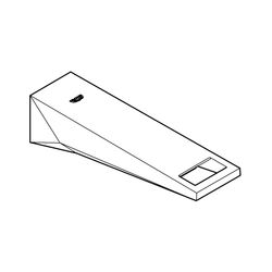 Grohe Allure Wanneneinlauf Brilliant, Wandmontage, Ausladung 161mm, Hard Graphite, 13299A00... GROHE-13299A00  (Abb. 1)