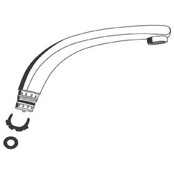 Grohe Gussauslauf für Florida 21 600, 120mm, Alpinweiß, 13428L00... GROHE-13428L00  (Abb. 1)