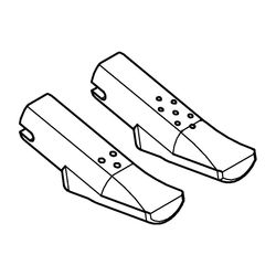 Grohe Düsenset, für Bau Keramik Dusch-WC-Aufsatz SH0, je eine Düse, Alpinweiß... GROHE-14990000 4005176583858 (Abb. 1)