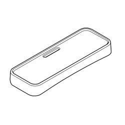 Grohe Eurostyle Cosmopolitan Ablage für 33 590 002 / 33 982 002, 214x24x77mm, Kunststoff, Weiß, 1838... GROHE-18383002  (Abb. 1)