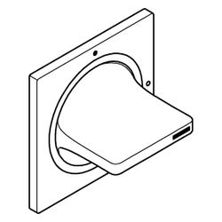 Grohe Allure UP-Ventil Oberbau mit Hebelgriff, Rosette mit Wandabdichtung, schraubbar, ... GROHE-19334KF1 4067393055754 (Abb. 1)
