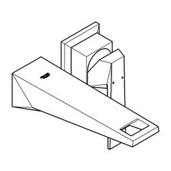 Grohe Allure Brilliant 2-Loch-Waschtischbatterie chrom 19781000... GROHE-19781000 4005176898822 (Abb. 1)