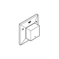 Grohe Allure Brilliant 5-Wege-Umstellung, Fertigmontageset für 29 033, Hard Graphite, 19798A00... GROHE-19798A00  (Abb. 1)