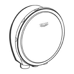 Grohe Talentofill Wannenfüll-, Ab- und Überlaufgarnitur, Phantom Black, zur Kombination... GROHE-19952KF0 4005176677816 (Abb. 1)