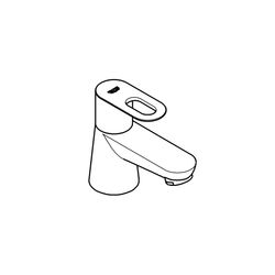 Grohe BauLoop Standventil, XS-Size, 1-Loch-Montage, Chrom, 20422000... GROHE-20422000  (Abb. 1)