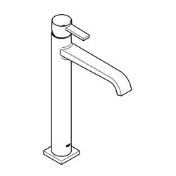 Grohe Allure Einhand-Waschtischbatterie 1/2" XL-Size chrom 23403000... GROHE-23403000 4005176941627 (Abb. 1)