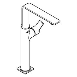 Grohe Allure Einhand-Waschtischbatterie, XL-Size, für freist. Waschschüsseln, mit Push-... GROHE-23403KF1 4067393056287 (Abb. 1)