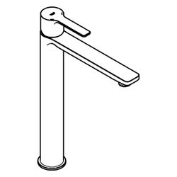 Grohe Lineare Einhand-Waschtischbatterie, XL-Size, 1-Loch-Montage, für freist. Waschsch... GROHE-23405GN1 4067393101116 (Abb. 1)