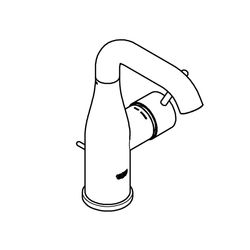 Grohe Essence Einhand-Waschtischbatterie, 1/2", M-Size, schwenkbarer Auslauf, mit Zugst... GROHE-23462AL1 4005176426070 (Abb. 1)