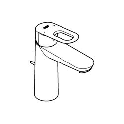Grohe BauLoop Einhand-Waschtischbatterie, 1/2", M-Size, Chrom, 23762000... GROHE-23762000  (Abb. 1)