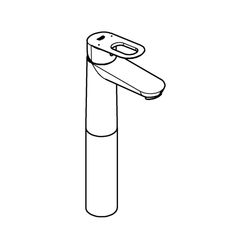 Grohe BauLoop Einhand-Waschtischbatterie, 1/2", XL-Size, Chrom, 23764000... GROHE-23764000  (Abb. 1)