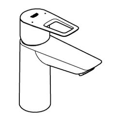 Grohe BauLoop Einhand-Waschtischbatterie 1/2" M-Size chrom 23917001... GROHE-23917001 4005176555787 (Abb. 1)