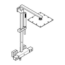 Grohe Euphoria Cube System 230 Duschsystem mit Thermostatbatterie Wandmontage chrom 260... GROHE-26087000 4005176940828 (Abb. 1)