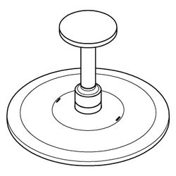 Grohe Rainshower SmartActive 310 Kopfbrauseset, rund, Deckenauslass 142mm, 2 Strahlarte... GROHE-26477MG0 4005176943829 (Abb. 1)