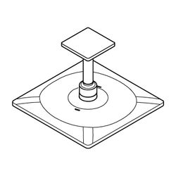 Grohe Rainshower SmartActive 310 Kopfbrauseset Cube, Warm Sunset, 2 Strahlarten, Decken... GROHE-26481DA0 4005176557361 (Abb. 1)