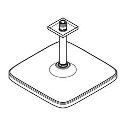 Grohe Tempesta 250 Cube Kopfbrauseset, Mattschwarz, Deckenauslass 142mm, 1 Strahlart, ... GROHE-266882430 4067393015789 (Abb. 1)