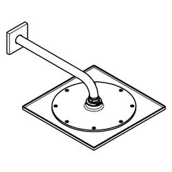 Grohe Rainshower Aqua 10" Kopfbrauseset, 1 Strahlart, mit Brausearm 286mm, max. Durchfl... GROHE-26860KF0 4067393057284 (Abb. 1)