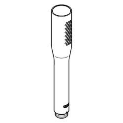Grohe Euphoria Cosmopolitan Stick Handbrause 1 Strahlart, max. Durchfluss 8l/min bei 3 ... GROHE-27400DL0 4005176427060 (Abb. 1)