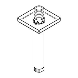 Grohe Rainshower Deckenauslass Länge 142 mm chrom 27485000... GROHE-27485000 4005176885495 (Abb. 1)