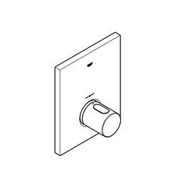 Grohe Thermostatbatterie Grohtherm F Chrom Fertigmontageset für Rapido T, Chrom... GROHE-27619000 4005176898297 (Abb. 1)