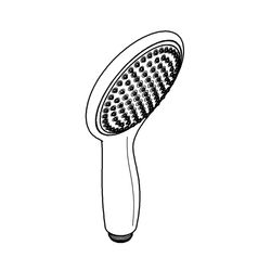 Grohe Power and Soul 115 Handbrause, 2 Strahlarten, 9,5l/min Durchflusskonstanthalter, Chrom, 276710... GROHE-27671000  (Abb. 1)