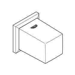Grohe Allure Brilliant Wandanschlussbogen, G 1/2", Metall, Hard Graphite, 27707A00... GROHE-27707A00 4005176490941 (Abb. 1)