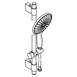 Grohe Power and Soul 160 Brausestangenset, 4plus Strahlarten, Brausestange 900mm, 9,5l/min Durchflus... GROHE-27750000  (Abb. 1)