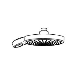 Grohe Power and Soul Cosmopolitan 190 Kopfbrause, Durchfluss 9,5l/min, Chrom, 27765000... GROHE-27765000 4005176913129 (Abb. 1)